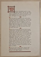 Disney Walt Disney World Cinderella Castle King Stephan Banquet Hall 1984 Menu picture