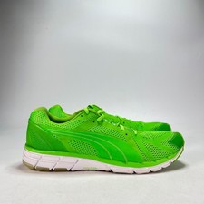 Puma Faas 600 S Lime Green Athletic Lace Up Running Shoes 187011-03 Mens Size 13 picture