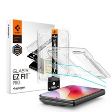 For iPhone Duo | Spigen [GLAS.tR EZFIT] Privacy / Transparent Screen Protector picture