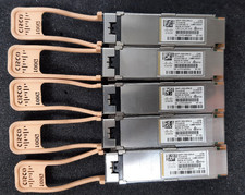 Lot of (5) Genuine Cisco QSFP-100G-SR4-S 100 Gig QSFP28 Transceiver 10-3142-02 picture