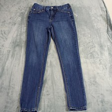 Seven7 Womens Jeans Blue Denim Stretch Mid Rise Slim Fit Size 10 picture