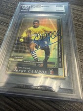 2010-11 PANINI SEGA WCCF - JORGE CAMPOS - SIGNED AUTO BECKETT AUTHENTIC 10 picture