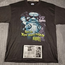 Vintage 1997 Lost in Space T-Shirt Men's XL Limited Edition J. Harris Signed COA picture