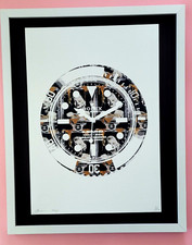 DEATH NYC Hand Signed LARGE Print Framed 16x20in COA ROLEX WATCH  FL picture