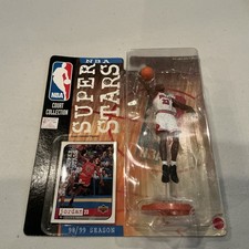 NBA Super Stars Court Collection 1998-1999 Michael Jordan Figure White Jersey picture