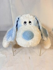 Vintage Aurora Baby Plush Dog Blue Spots Satin Ears 14 In Lovey Gift picture
