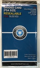250 x (5 Packs) CSP PSA Graded Card Sleeves 4 MIL HD Resealable picture