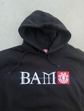 Vintage Element Bam Margera Cky Adio HIM Hoodie Heartagram Jackass Size Large picture