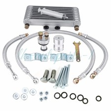 125ml Motorcycle Oil Cooler Cooling Radiator Kit For Honda CB CG 100CC - 250CC picture