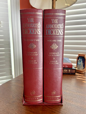 THE ANNOTATED DICKENS [COMPLETE IN 2 VOLUMES] Vintage with Slipcover picture