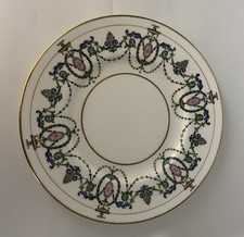 10 Antique Minton Dinner Plates H2581 With Raised Design, Circa 1913 picture