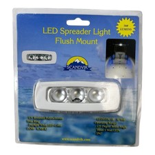Scandvik 41450P, Marine Flush Mount LED Spreader Light 12/24V 560 Lumens picture