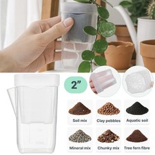 10-30Pcs Self Watering Plant Pots Indoor House Flowerpots with Drainage Holes picture
