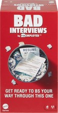 Mattel Games Bad Interviews by Funemployed Party Game, Game Night for 3 or... picture