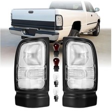UNIQUE STYLE RACING 94-02 BR/BE 94-01 Dodge Ram Pickup All CLEAR Tail Lights picture
