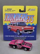 JOHNNY LIGHTNING AFX HOT PINK  #17 CHEVELLE STOCK CAR SLOT CAR BODY (PULL BACK) picture
