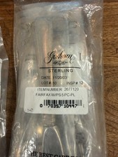 GORHAM FAIRFAX STERLING SILVER 5-PC PLACE SETTINGS x2 – NEW SEALED NOS – 2677120 picture