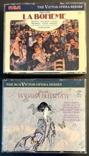 Puccini Opera 2 Double CD Set Lot La Boheme Madama Butterfly RCA Discs NM picture