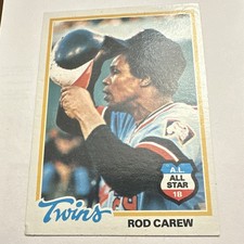 Topps 1978 Rod Carew #580 Base Set Minnesota Twins MLB Baseball Card picture