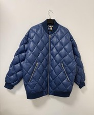 H&M Premium Blue Bomber H&Amp Jacket Size S-M picture