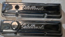 Edelbrock 4262 Elite II Valve Covers For Chevy 262-400 V8 1959-1986, With Box.  picture