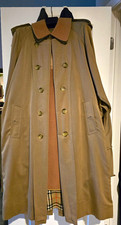 Burberrys-Vintage Pre-1999 Men’s Beige Trench Coat 40 Reg Camel Removable Lining picture
