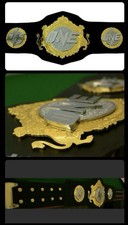 MMA One Championship Belt Real Leather Wrestling Belt Adult Size 3 Layer 4mm picture