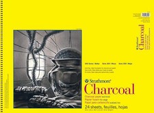 Strathmore 300 Series Charcoal Pad 18x24 Black Acid Free 64 lb Paper picture