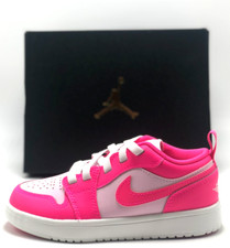 *NEW* Pre-School Kids Nike Air Jordan 1 Low ALT (PS) PINK FOAM (DR9748 661) 👍 picture