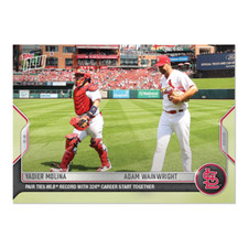 2022 Topps Now #863 Yadier Molina Adam Wainwright St. Louis Cardinals - IN HAND picture