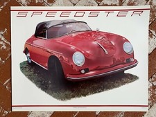 Harold Cleworth 1955 Porsche 356 Speedster Poster New Old Stock picture
