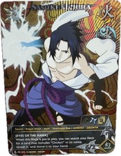 2007 Naruto CCG Sasuke Uchiha PR 055 Promo Foil English Near Mint picture