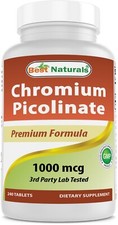 Best Naturals Chromium Picolinate 1000mcg 240 Tablets picture