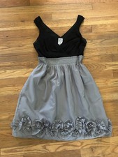 Vintage Night Way Collections Black and Gray Dress picture