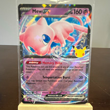 Mew ex 066/128 Pokemon 30th Holo EX 160HP English Pokemon TCG Card picture