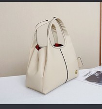 COACH Lana Shoulder Bag Pebbled Leather 2Way Ivory CM545 F/S JP [DDP] picture