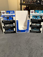 M2 Machines Squarebody Syndicate 1:64 complete set. C10 van jimmy both colors  picture
