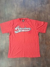 Aberdeen FC Official Merchandise T Shirt Red XL Applique Logo Football Scotland picture