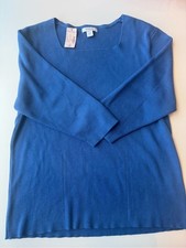 Dressbarn Women's Blue Sweater XL (14-16) picture