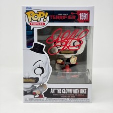 David Howard Thornton Art The Clown #1591 Signed Funko Pop JSA Certified Auto picture