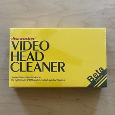 Discwasher Betamax VIDEO HEAD CLEANER New in Box Sealed Beta VCR Maintenance picture