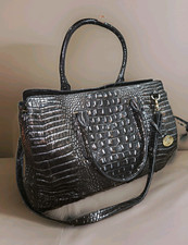 Brahmin Women's Finley Carryall Satchel In Black Melbourne Bag picture