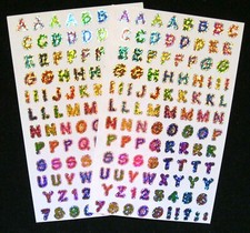 Mrs Grossman Alphabet Variety Sticker Sheets *Your Choice* See Description picture