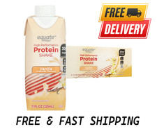 Equate High Performance Protein Shake, Vanilla, 11 fl oz, 12 Ct FREE & FAST SHIP picture