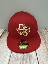 New Era x Hat Club Exclusive Houston Astros Stone Dome 2000 Inaugural Hat 7 3/4 picture