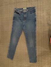 Madewell 10” Womens Skinny Jeans Size 30 Blue High Rise Stretch Denim picture