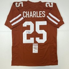Autographed/Signed Jamaal Charles Texas Orange College Jersey JSA COA picture