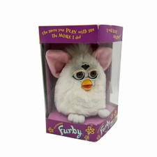 Vintage 1998 Original Furby White Snowball Model 70-800 IN BOX 1st Edition  picture