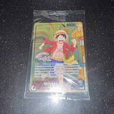 2026 ONE PIECE MONKEY D LUFFY PARIS GREVIN MUSEUM PROMO CARD USA IN STOCK picture