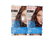 2 REVLON Permanent Total Color Vegan # 60 • LIGHT NATURAL BROWN picture